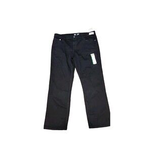 Wonder Nations Boys Black Pants Straight 14 Husky